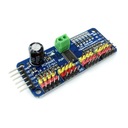 Modul ovládača PWM 16 kanálov PCA9685 12-bit I2C