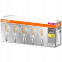 SET 5x E14 LED žiarovka 4W 2700K OSRAM FILAMENT