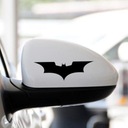 Reflexná nálepka na auto Batman 4 kusy v čiernej farbe