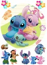 LILO A STICH CIRCLE CHARACTERS cukrotlač A4 oblátka na torte