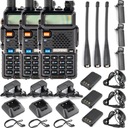 Baofeng UV-5R HTQ HARDWAVE RÁDIO TELEFÓN WALKIE TALKIE VHF UHF SKENER