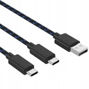 3M USB-C DVOJITÝ NABÍJACÍ KÁBEL, BRAINED PS5