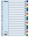 Plastové oddeľovače Esselte A4 20 kariet