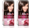 GARNIER SET Sensation paint 3.0 Dark Brown x2