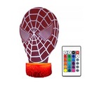 3D LED LAMPA SPIDERMAN PETER PARKER FARBA + DIAĽK