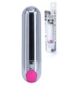 Lady Finger Silver/Pink Bullet Vibrator