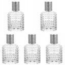 Sklenená fľaša na parfumy Silver Valentines Silver Set 5x50ml