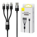 MULTIKLÁTOR PRE USB NABÍJAČKY 3V1 BASEUS STARSPEED, USB-C + MICRO USB + LIGHT