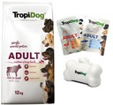 TropiDog Beef & Rise Adult hovädzie mäso pre psov 12 kg