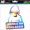 Nálepka na okno IRENKA ON BOARD HOLOGRAM