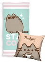 PUSHEEN osuška 140x70 BAVLNA + OBLIECKA NA VANKÚŠ 40x40 PUSHEN THE CAT