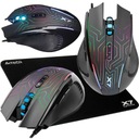 Sada myši A4Tech XGAME X87 RGB snímač PixArt + podložka pod myš X7-200MP