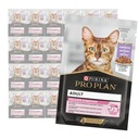 PURINA PRO PLAN DOSPELÝ JEMNÉ TRÁVENIE 24x85g KRMIVO PRE MAČKY MORKA V OMÁČKE