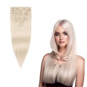 Umelé nadstavce 47 cm, 8 pások #60 blond Real Soft