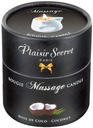 Masážna sviečka Coconut 80ml Plaisir Secret