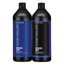 MATRIX BRASS OFF SHAMPOO 1000 ML + CONDITIONER 1000 ML