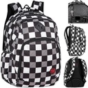 CoolPack Break dvojkomorový batoh, 30 l, priestranný CHECKERS