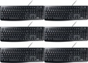 Káblová klávesnica Logitech K120 čierna x6