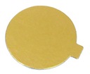 Zlaté banketové monoporcie, okrúhle, 10 cm, 200 ks