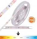 LED PÁS 2835 IP20 BIELY NEUTRÁLNY 4000K 5m