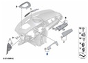 OE BMW Dekorácia bočného krytu riadenia F56F57