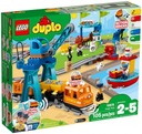 LEGO DUPLO Veľký nákladný vlak 10875 Lokomotíva vlakových koľají