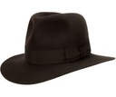 Pánska čiapka Fedora Wool Brown Takota