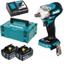 Makita Aku rázový uťahovák 2x5Ah DC18RC DTW300ZJ