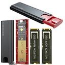 NVME/SATA PCIe SSD kryt M.2 USB-C 3.1 Gen2 disk