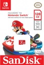 SanDisk microSD karta 128GB Nintendo Switch U3 4K