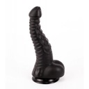 ČIERNE VEĽKÉ PRISPÔSOBENIE DILDO S PRÍSAVKOU 28CM X-MEN