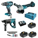 MAKITA SADA NÁRADIA COMBO 3KS 3x5AH 18V BL