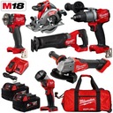 SADA ELEKTRICKÉHO NÁRADIA MILWAUKEE M18 FPP6L2-502B