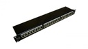 Patch panel STP cat.5e 24 portov LSA 1U PK006