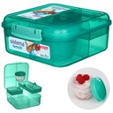 SISTEMA LUNCHBOX BENTO BOX NÁDOBA 1250 ml S PRIESTORMI NA OMÁČKU