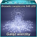 648 LED DEKORATÍVNE ODBOČKOVÉ DEKORATÍVNE SVIETKY Z VRBY