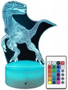 3D USB LED LAMPA NOČNÁ LAMPA DINOSAUR pre DIEŤA