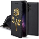 Puzdro MAGNET ROSE pre Samsung Galaxy A13 4G + GLASS