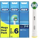 6 x BRAUN ORAL-B PRECISION CLEAN HEAD HIP