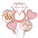 rosegold BRIDE TO BE BALOONS hen party x5