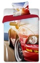 Obliečky 160x200 Youth Cotton Car Red Car