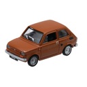 Kovový 3D model hračky FIAT 126P Maluch hnedý