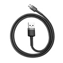 Micro USB kábel 1m opletený, rýchle nabíjanie 3A