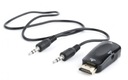 Gembird HDMI na VGA a audio adaptér