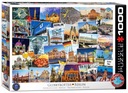 ZNAČKOVÉ PUZZLE EUROGRAFIKA CESTOVATEĽOV SVET BERLÍN PAMIATKY 1000 ks 48x68cm