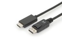 Adaptérový kábel DisplayPort 1.2 s Latch 4K 60H