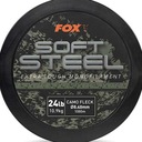 Odlievacia šnúra Monofil Fox Soft Steel Fleck Camo 24lb 0,40 mm x 1000 m