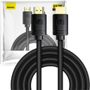 BASEUS KÁBEL DLHÝ RÝCHLY HDMI 2.1 8K 60 HZ 48 GBPS 3 M ČIERNA