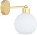 Loft Edison Gold Guľová nástenná lampa