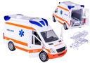 Ambulancia Smily AMBULANCE s nosidlami s otváracími dverami